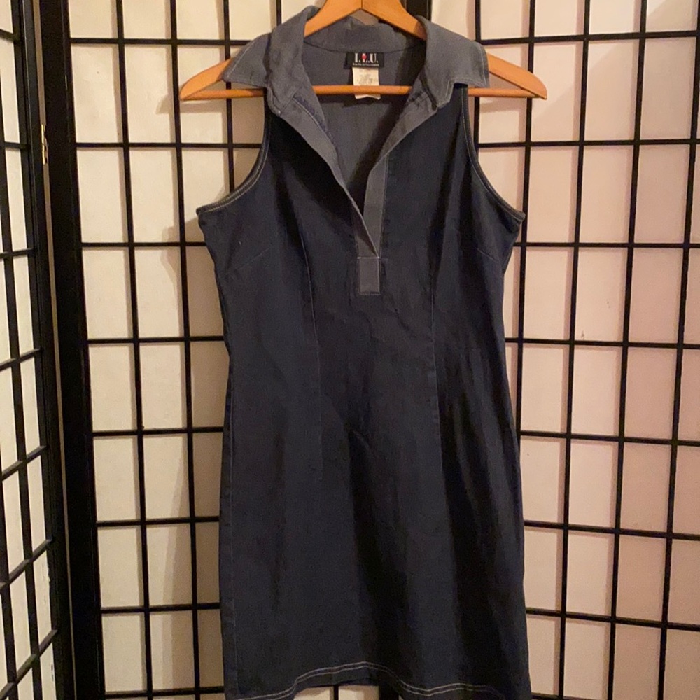 I.L.U. Clothing Company Denim Dress Size 9